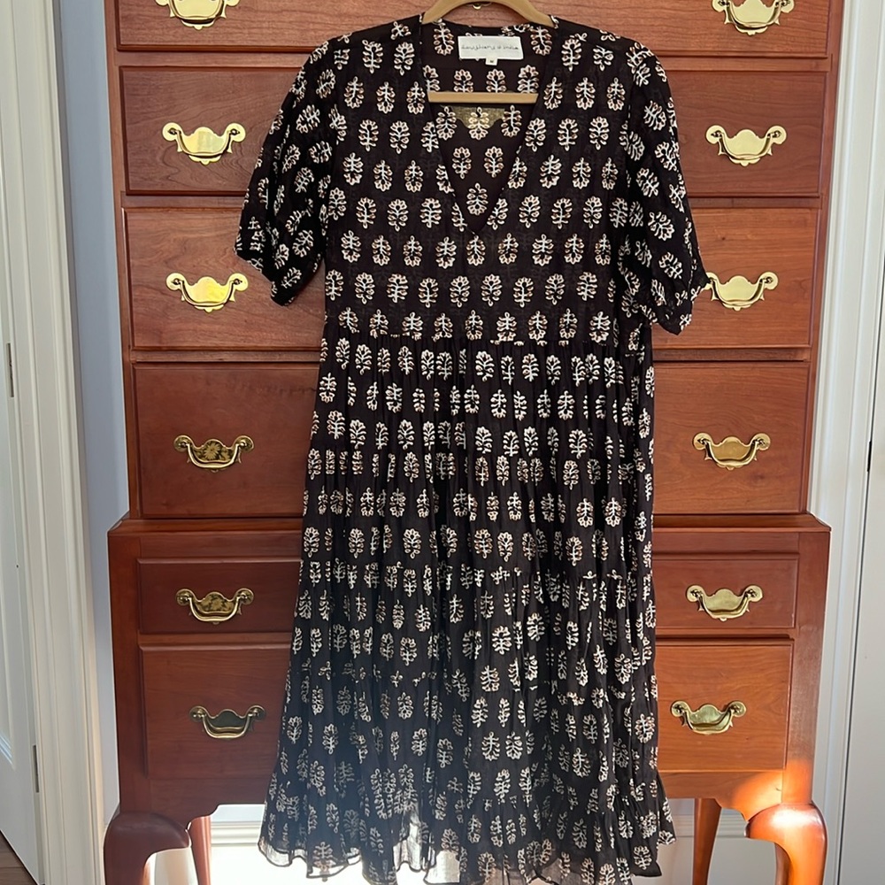 Daughters of India Chaaya Maxi Dress in Eggplant